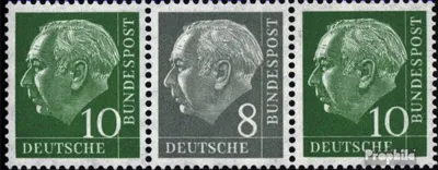 Produktbild von Briefmarken BRD (BR.Deutschland) 1956 Mi W16 postfrisch Heuss