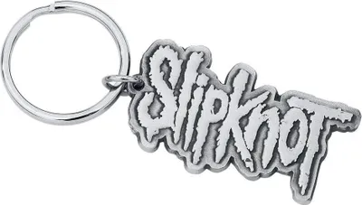 Obrázek produktu pro Slipknot - přívěsek na klíče s logem RO2844 (jedna velikost) (stříbrná)