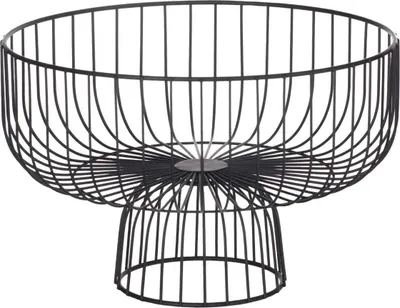 Produktbild von Metallkorb auf fuß 28cm schwarz - 5 five simply smart