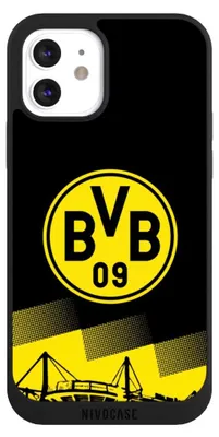 Produktbild von NIVOCASE Handyhülle für Apple iPhone 12 Hülle NIVOpure Case Schwarz BVB Borussia Dortmund Stadion
