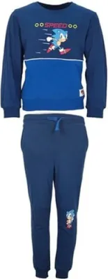 Produktbild von Sonic the Hedgehog Jogginganzug Sporthose Hose Sweater – Blau / 104