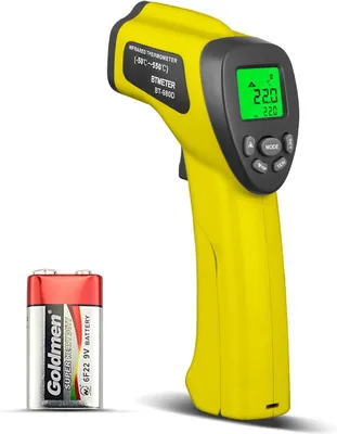Produktbild von BTMeter BT-980D Nichtkontakt Infrarot-Thermometer Digitallasertemperaturpistole 12: 1 IR-Pyrometer (-50 ° C  550 ° C) Grill/Kochen/Gefrierschrank/Ind