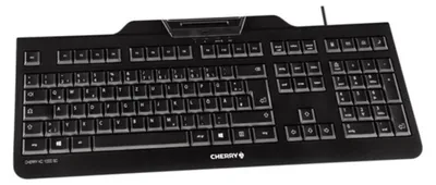Produktbild von CHERRY KC 1000 SC, Volle Größe (100%), Kabelgebunden, USB, QWERTZ, Schwarz