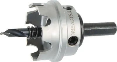 Produktbild von Tecwerk Lochsäge HM-bestückt mit Bohrer und Feder - 1 Stk.