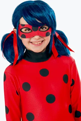Produktbild von Rubies Miraculous Ladybug Wig Benutzerdefiniert Kinder One Size