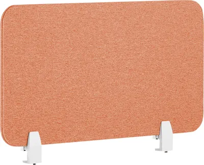 Obrázek produktu pro BELIANI Stolová přepážka červená PET materiál látkový potah 72 x 40 cm akustický oddělovač na pracovní stůl domácí kancelář