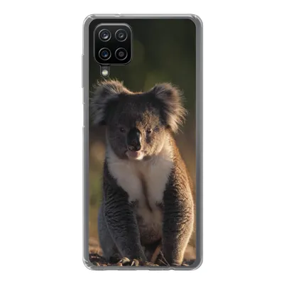 Produktbild von MuchoWow® Handyhülle Schutzhülle Hülle für Samsung Galaxy A12 Koala - Sonne - Tier - Kinder - Jungen - Mädchen Silikon Softcase Handy Hülle - Bild