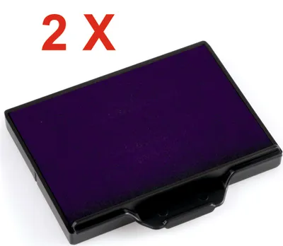 Produktbild von 2 X Trodat Ersatzkissen 6/58 für Professional 5208 – Stempelfarbe violettFür Professional 5208, 5274, 5474, 5480. 5485. 55418, 55512