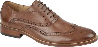 Image de Goor Chaussures à lacets perforées pour garçons DF1483 (34 UE) (Marron)