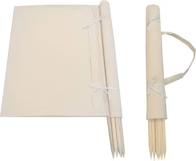 Produktbild von WINDSCHUTZ 8m Strand Garten Meer SICHTSCHUTZ 100% reine Baumwolle Blickschutz