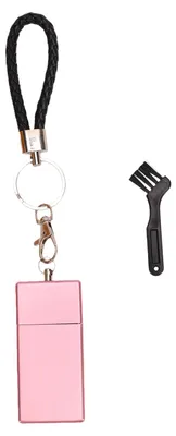 Produktbild von Kleine, wasserdichte Aufbewahrungsbox aus Aluminiumlegierung für den Einsatz im Freien, beim Camping und auf Reisen. Farbe: Rosa