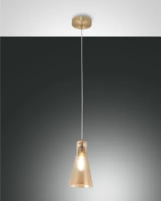 Produktbild von Fabas Luce Pendelleuchte Dafne E27 Ø140mm Messing