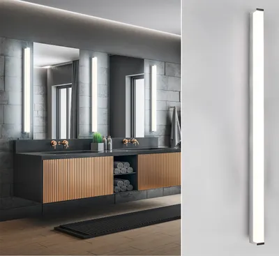 Immagine prodotto di FABIO lampada da parete per bagno argento Trio 283811206