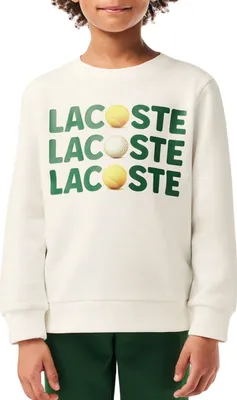 Imagen del producto de Sudadera Lacoste con estampado para niños