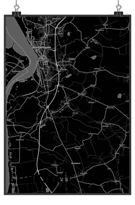 Produktbild von Mr. & Mrs. Panda Bild Loxstedt DIN A4 - Geschenk, Plakat, drucke, wanddeko, Stadt Dorf Karte Landkarte Map Stadtplan, Kunstdruck, Wandbild