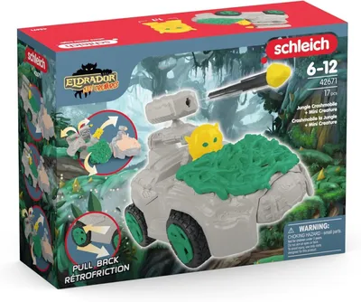 Zdjęcie produktu dla schleich 42671, 7 lat(a), Robots / Mini Creatures, Jungle World, Crashmobil, Wielobarwny