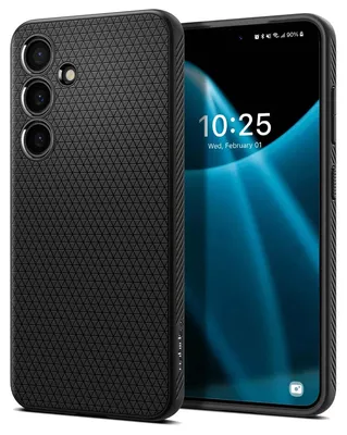 Produktbild von Spigen Liquid Air, Cover, Samsung, Galaxy S24, 15,8 cm (6.2"), Schwarz