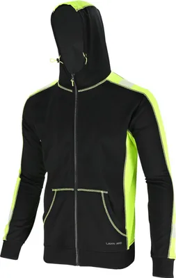 Produktbild von Sweatshirt Mit Reflektierenden Elementen, Schwarz Und Gelb, "2Xl", Ce, Lahti