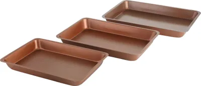 Produktbild von Brat- u. Backform, 3-tlg., kupferfarben