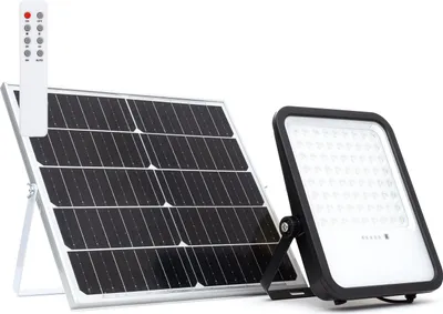 Produktbild von LED Fluter Solar 3300 lm IP65 mit Fernbedienung Nurda 6500K Kaltweiß