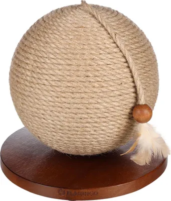 Produktbild von Flamingo Kratzball Estrella braun, Maße: 24,5 x 24,5 x 23 cm