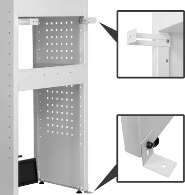 Produktbild von "CRAFTIX" KFZ-Regal RAL7035/7016 VAR6