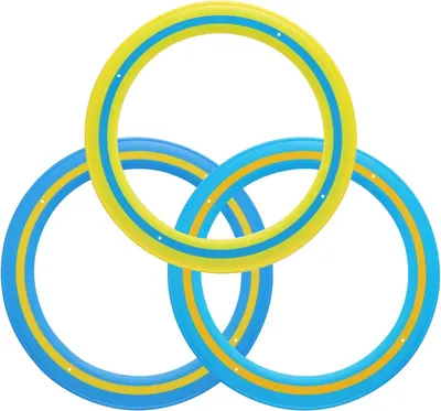 Imagen del producto de Aros para frisbee, 25 cm de diámetro, juego de 3 unidades, ligeros, ideales para el entrenamiento de perros