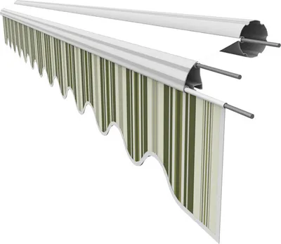 Produktbild von Leudus Markisen Volant für 4m Markisen Markisenbespannung Sonnenschutz Ersatzstoffe Sonnenmarkise fertig genäht (3,83x0.21m, SPD034)