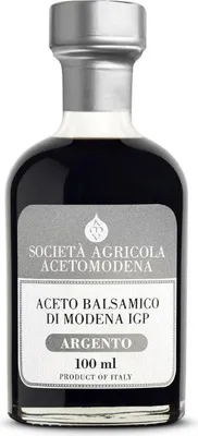 Produktbild von Aceto Balsamico di Modena IGP, Argento, Balsamico Essig aus Modena g.g.A., 100 ml, Società Agricola AcetoModena