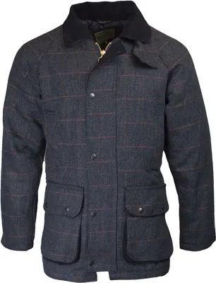Produktbild von Walker and Hawkes Herren Tweed Jacke Derby Barlaston – Blue Tweed M