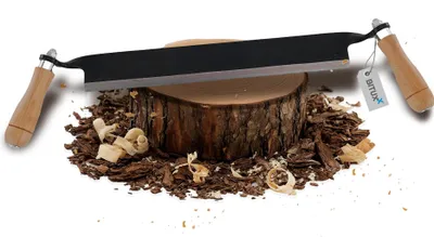 Produktbild von Bituxx Zugmesser für Holz Ziehmesser Schäleisen Zieheisen gerade 10" MS-19575