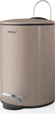 Immagine prodotto di BLOMUS bidone a pedale in acciaio inox TUBO bidone per rifiuti 3 litri taupe 68890