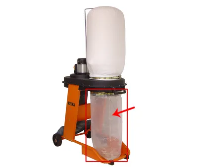 Produktbild von LESCHA ATIKA Ersatzteil | Spänesack für Absauganlage ABS 1000 / ABS 2000 / ABSL 2000