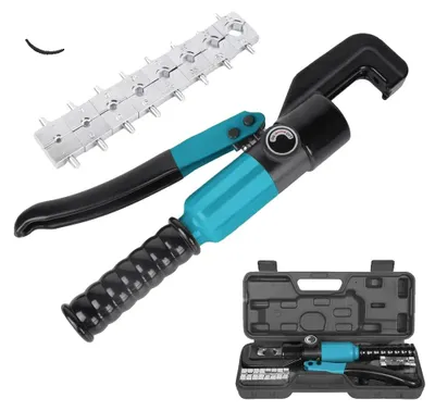 Obrázek produktu pro Hydraulické kleště na krimpování, robustní konstrukce, široká kompatibilita, modrá barva