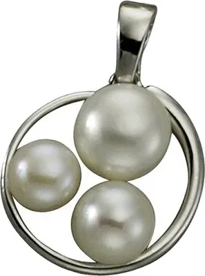 Image de KISMA Bijoux Pendentif Perle blanche pour chaînes Argent 925 D2KIH0114-014