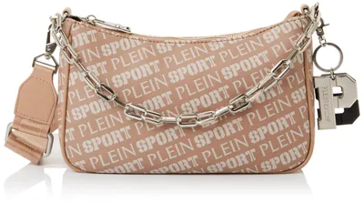 Productafbeelding van PLEIN SPORT Uni Crossover Tas, model RED Hill, in de kleur taupe