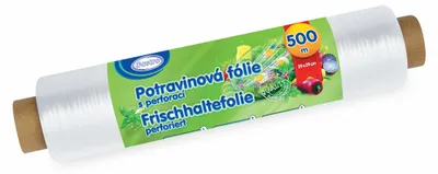 Produktbild von 1 Rolle Frischhaltefolie aus PE perforiert 29 x 29 cm 500 m Großrolle
