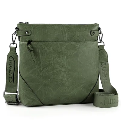 Produktbild von Damen Umhängetasche, Mittelgroß Handtasche Damen mit RFID-Blockierung, Schultertasche Crossbody Bag mit Verstellbar Abnehmbar Breiter Gurt