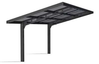 Produktbild von Palram - Canopia Aluminium Carport Sydney Carport freistehend Schwarz 286x587x288 cm