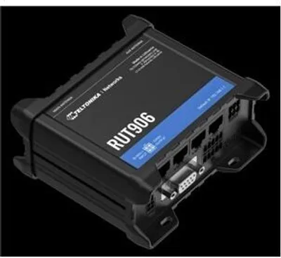 Immagine prodotto di Teltonika RUT906 - Router wireless - switch WWAN a 3 porte - RS-232, RS-485 2,4 GHz - 4G, 2G, 3G - Montaggio su guida DIN
