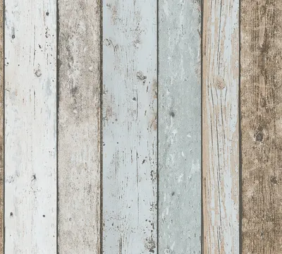 Produktbild von A.S. Création tapeta o wyglądzie drewna Il Decoro tapeta papierowa niebieska brązowa beżowa 10,05 m x 0,53 m