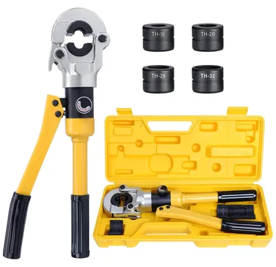 Image de Outil de sertissage hydraulique pour tuyaux - Design ergonomique - 16 tonnes de force