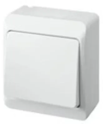 Obrázok produktu pre vypínač na povrch biely 7 krížový 250 V 5338-02