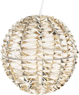 Produktbild von Wellhome Gold Helle Leuchtende Kugeldekoration Mit 300 Mikro-led-lichtern 30 Cm Golden  Golden One Size