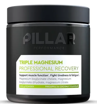 Productafbeelding van Pillar Performance Triple Magnesium Powder Pineapple & Coconut (200 gr)