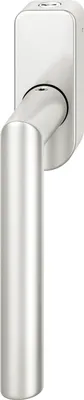 Produktbild von FSB Fenstergriff 34 1076 abschließbar ovale Rosette, Aluminium silber eloxiert