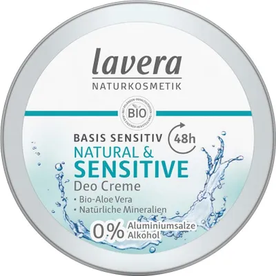 Produktbild von LAVERA BASIS SENSITIV Creme-Deodorant mit Bio-Aloe und Bio-Mineralien