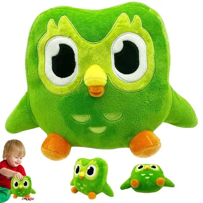 Image de Coussin en peluche en forme de chouette pour enfants