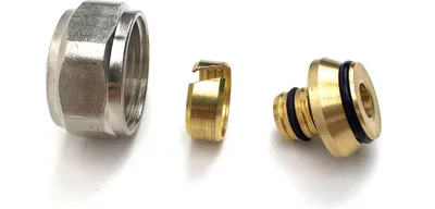 Produktbild von Klemmverschraubung Eurokonus 16 x 3/4" Klemmringverschraubung Fußbodenheizung