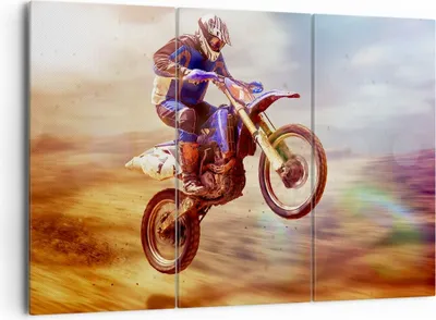 Produktbild von Bild auf Leinwand - Leinwandbild - Motor Sport Helm - 165x110cm - Wand Bild - Wanddeko - Leinwanddruck - Bilder - Kunstdruck - Wanddekoration - Leinwand bilder - Wandkunst - CE165x110-3881